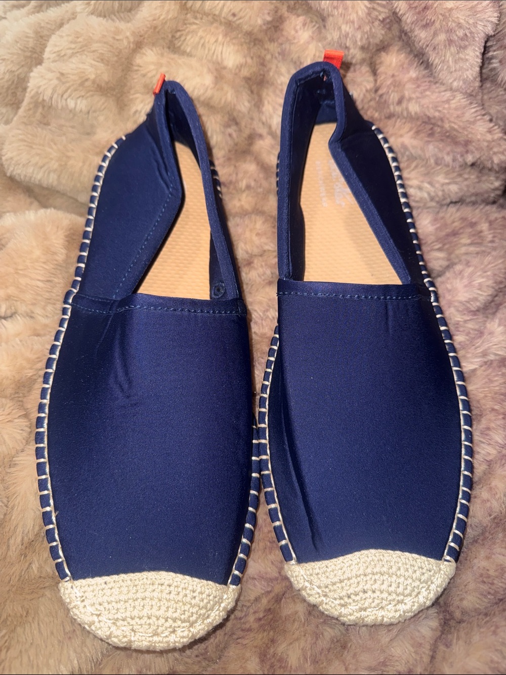 Sea Star waterproof espadrilles. Navy. Size 10. NWT